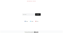 Desktop Screenshot of mimosarose.com